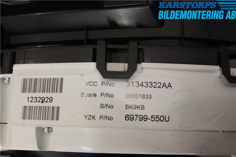 Volvo V70 08-13 Instrument Komb