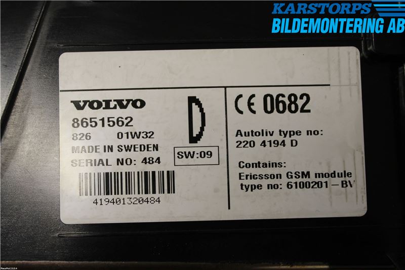 Volvo XC70 01-04 Telefon