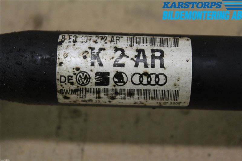 Audi A4/S4 05-07 Drivaxel Fram Höger