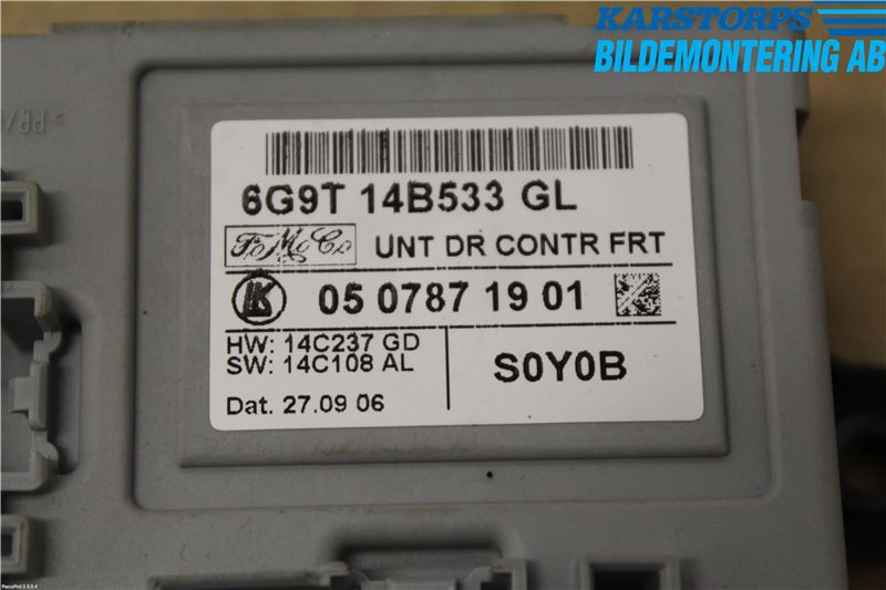 Volvo S80 07-13 Styrenhet Dörr