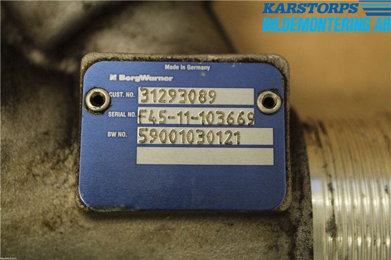 Volvo V60 11-13 Laddluft-Intercoolerrör