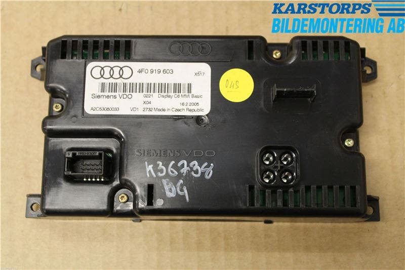Audi A6/S6 05-11 Bildskärm