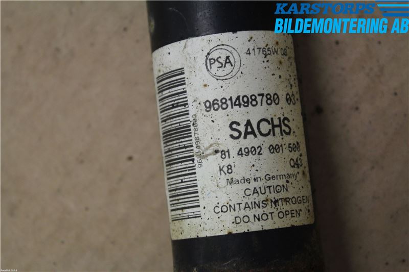 Citroen BERLINGO 08-18 Stötdämpare Bak