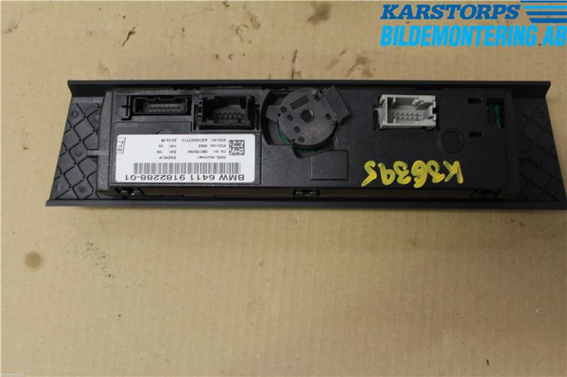 BMW 3 E92/93 Coupé/Cab 05-14 Värmereglage