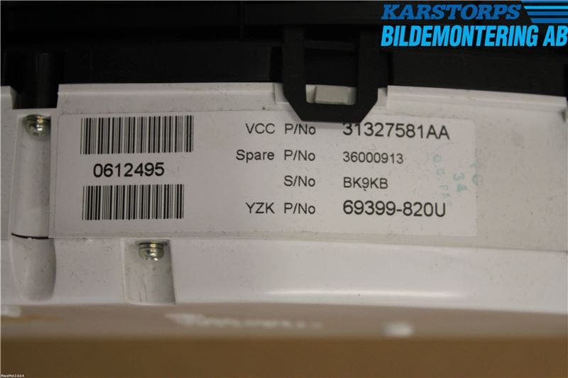 Volvo S60 11-13 Instrument Komb