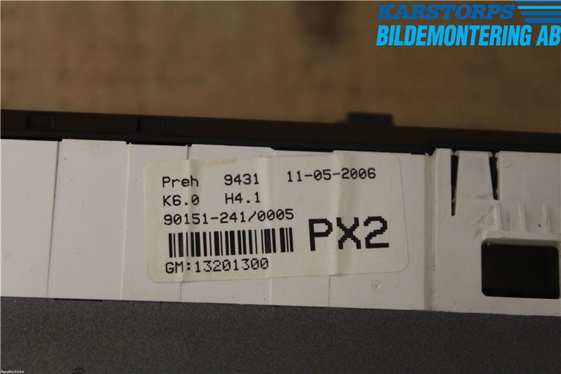 Opel ASTRA H 04-12 Värmereglage