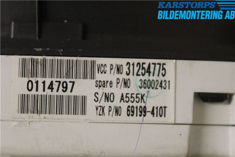 Volvo V50 08-12 Instrument Komb