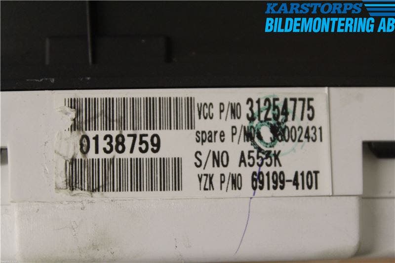 Volvo V50 08-12 Instrument Komb