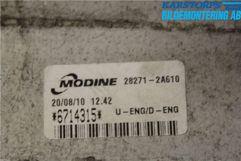 Hyundai i30 FD 07-12 Laddluft-Intercooler Kyl