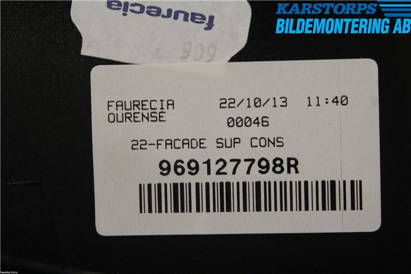 Renault MEGANE III 09-15 Inr Tunnelfack