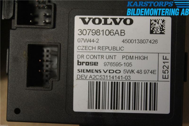 Volvo C30 07-10 Fönsterhissmotor