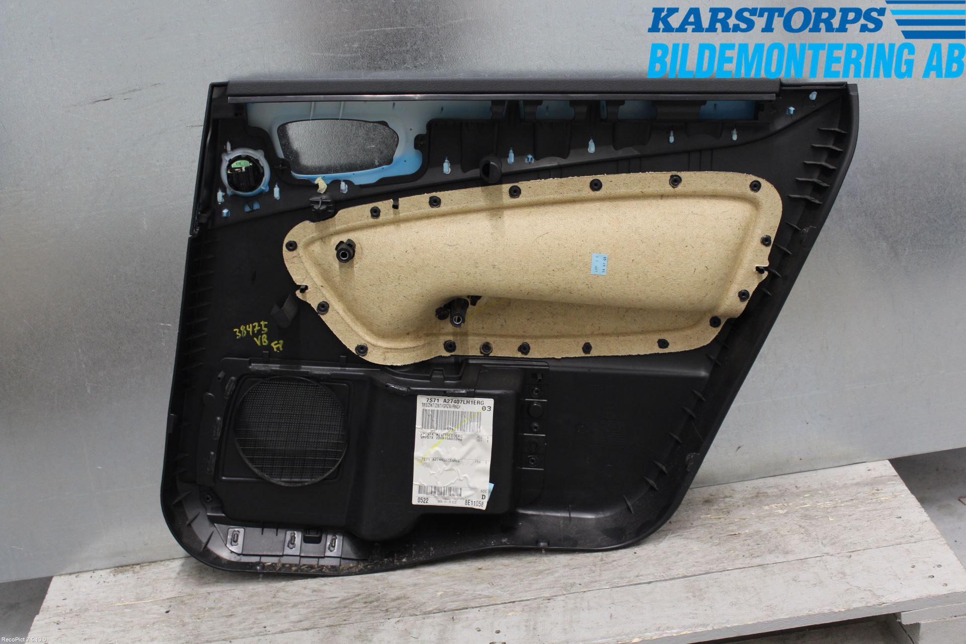 Ford MONDEO 07-15 Dörrklädsel Vä