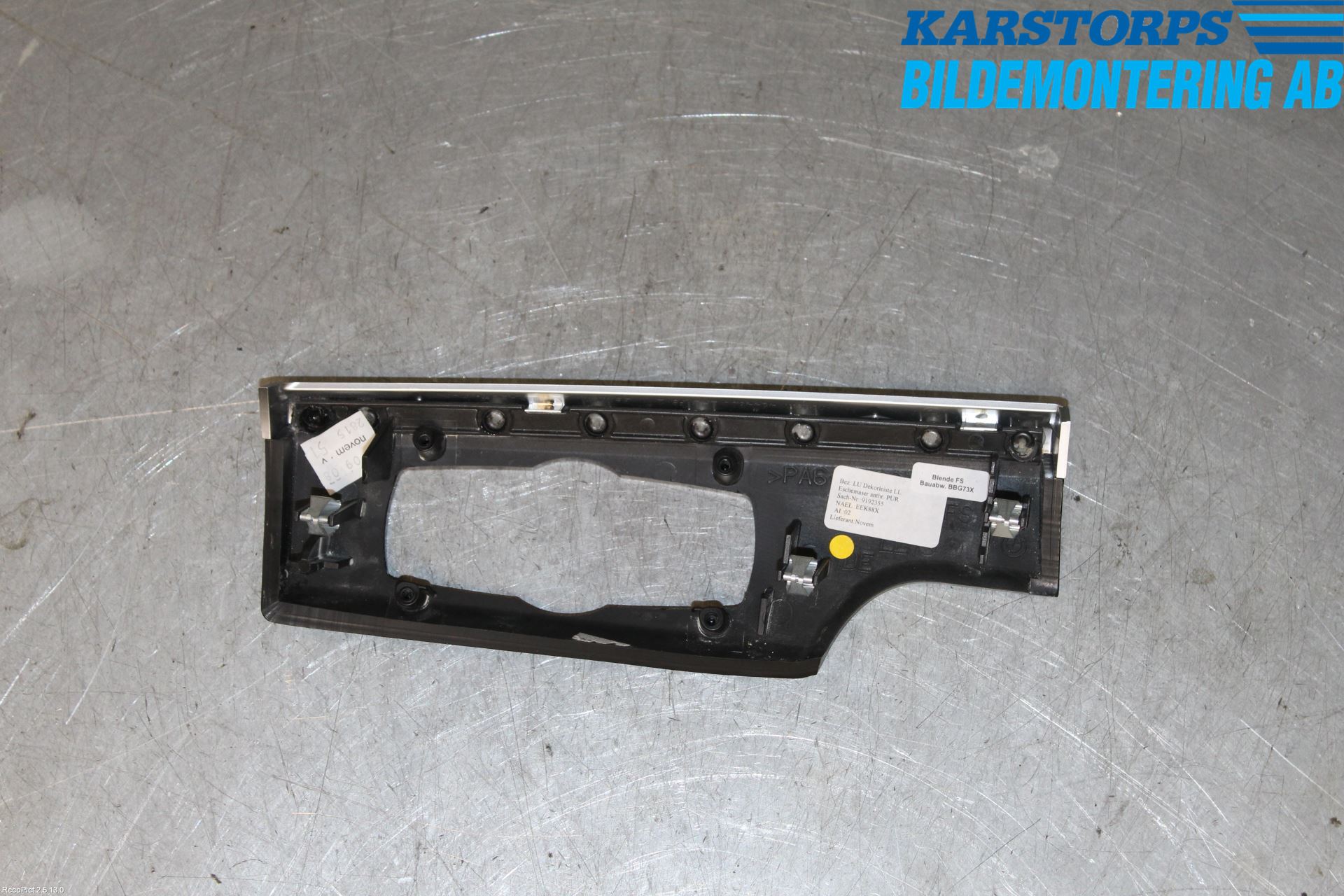 BMW 7 F01/02/03/04 09-15 Instrumentbräda Inlägg-Dekorlist