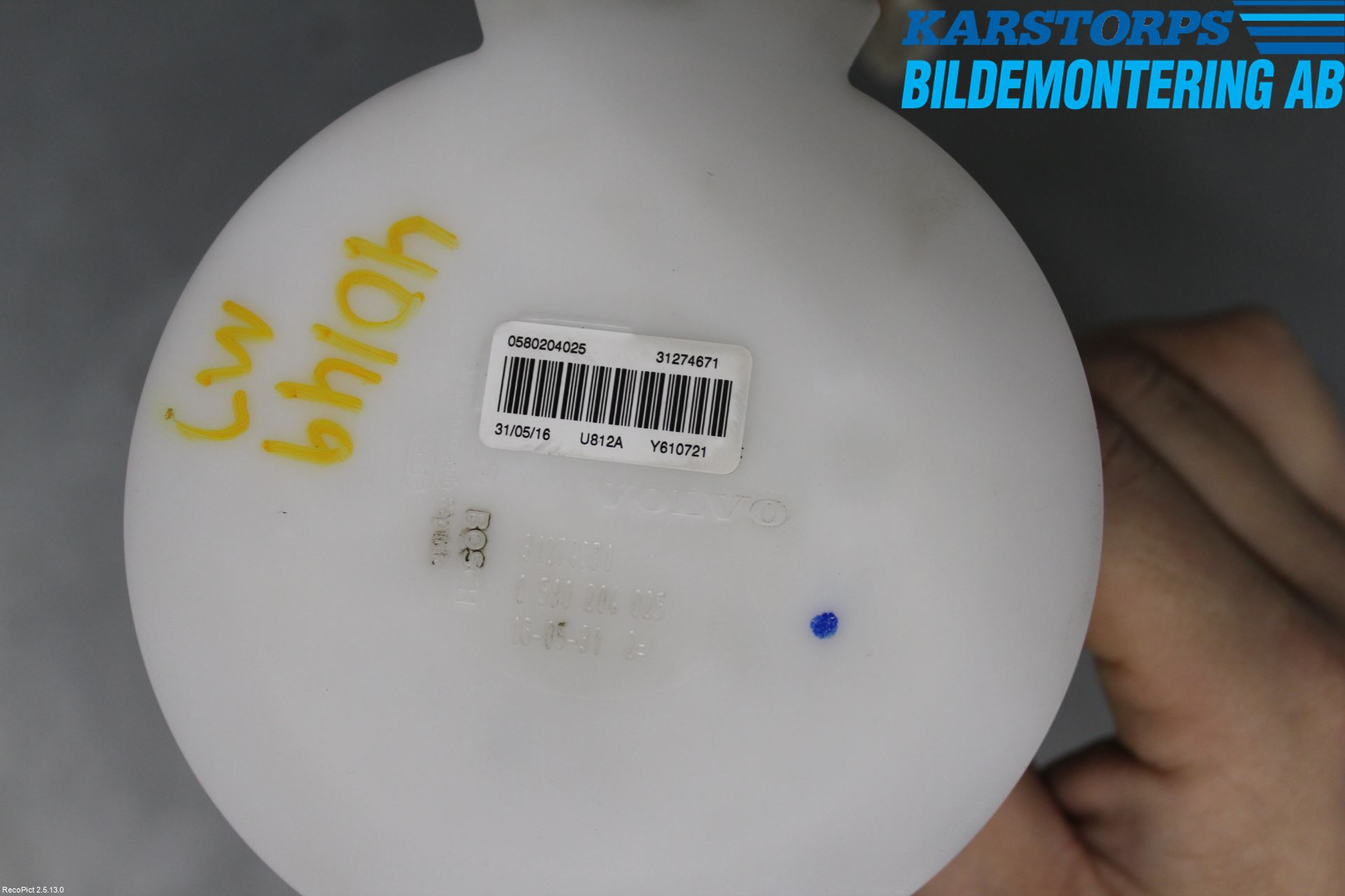 Volvo XC60 14-17 Givare Tank