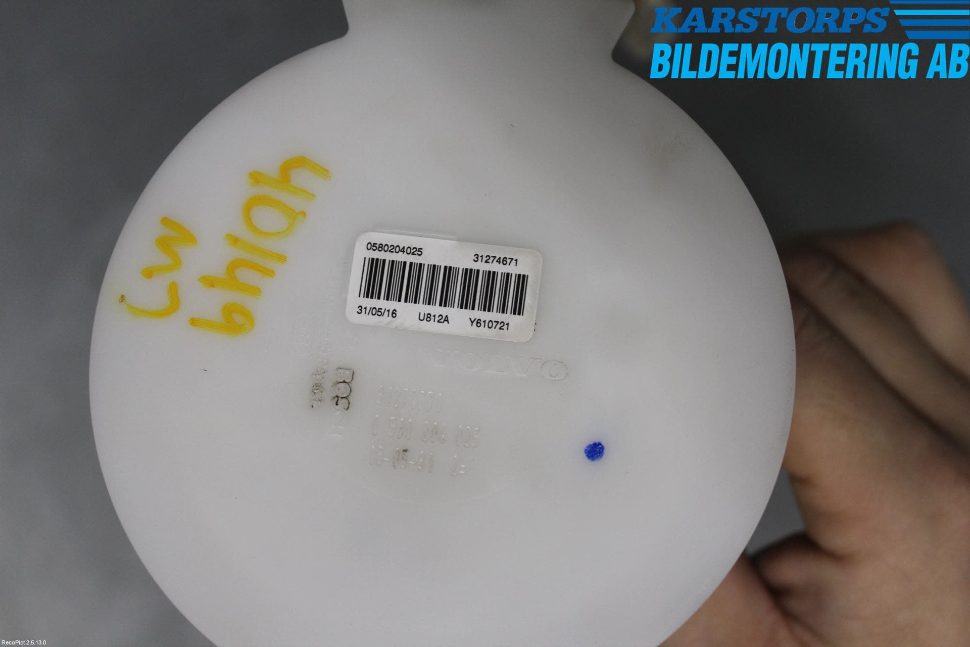 Volvo XC60 14-17 Givare Tank