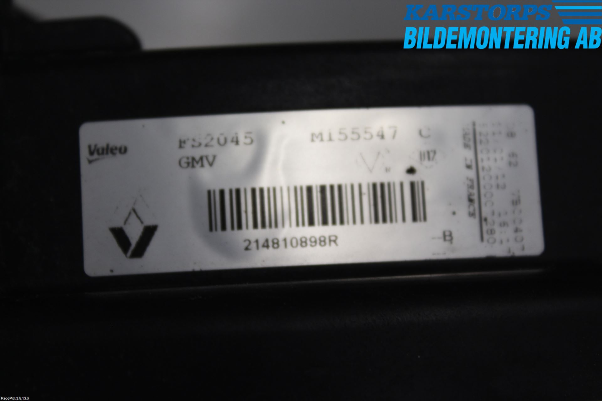 Renault MEGANE III 09-15 Kylfläkt El