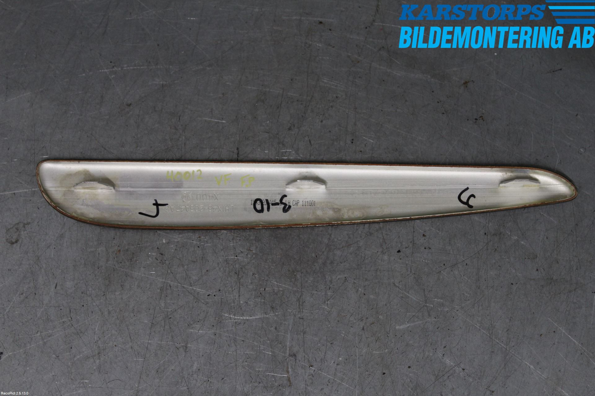 Jaguar X-TYPE Dörrklädsel Inlägg-List Vä