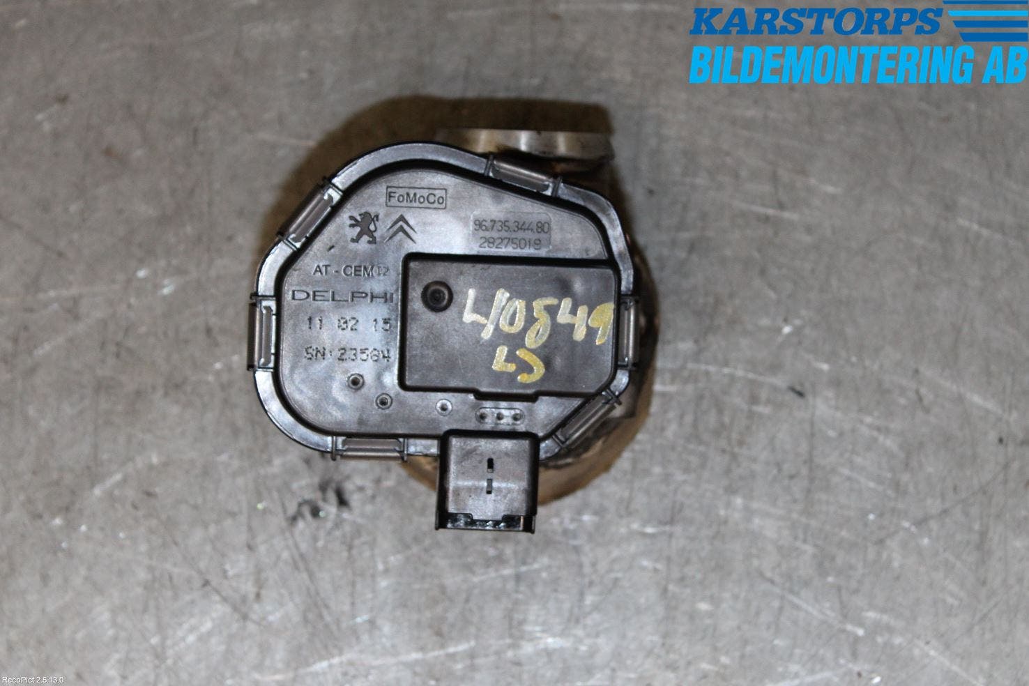 Volvo V40 12-19 Injspjällhus