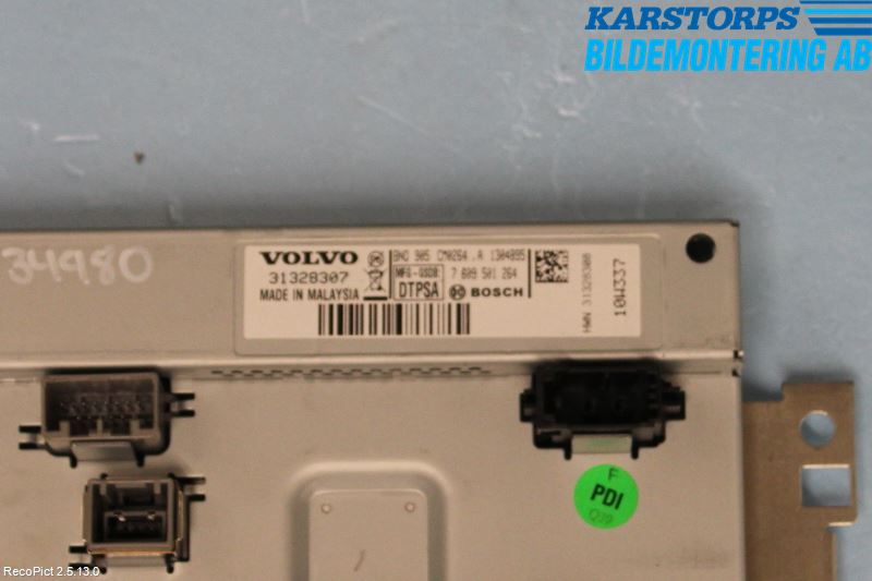 Volvo S60 11-13 Multifunktionsdisplay