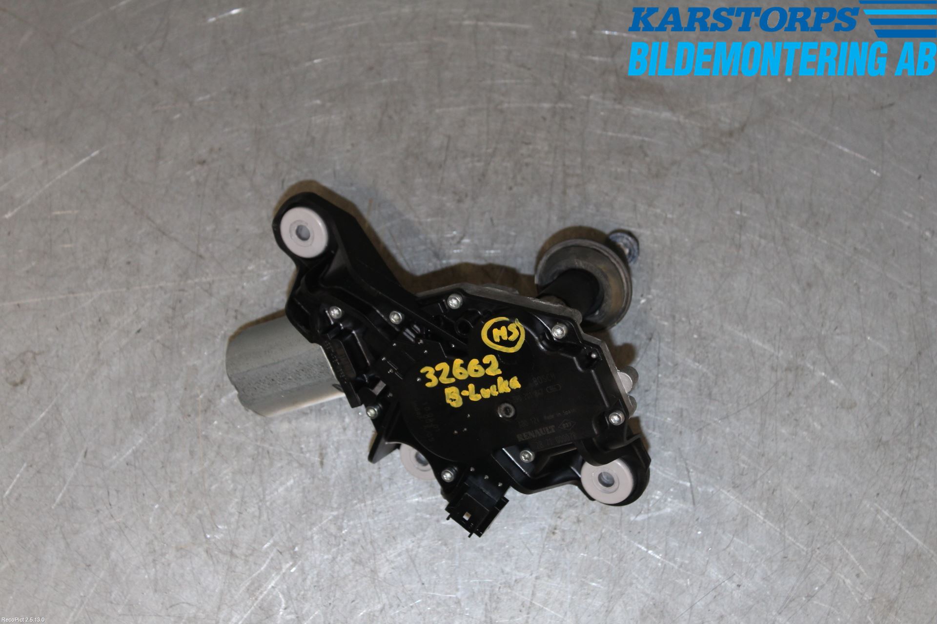 Renault MEGANE III 09-15 Torkarmotor Baklucka
