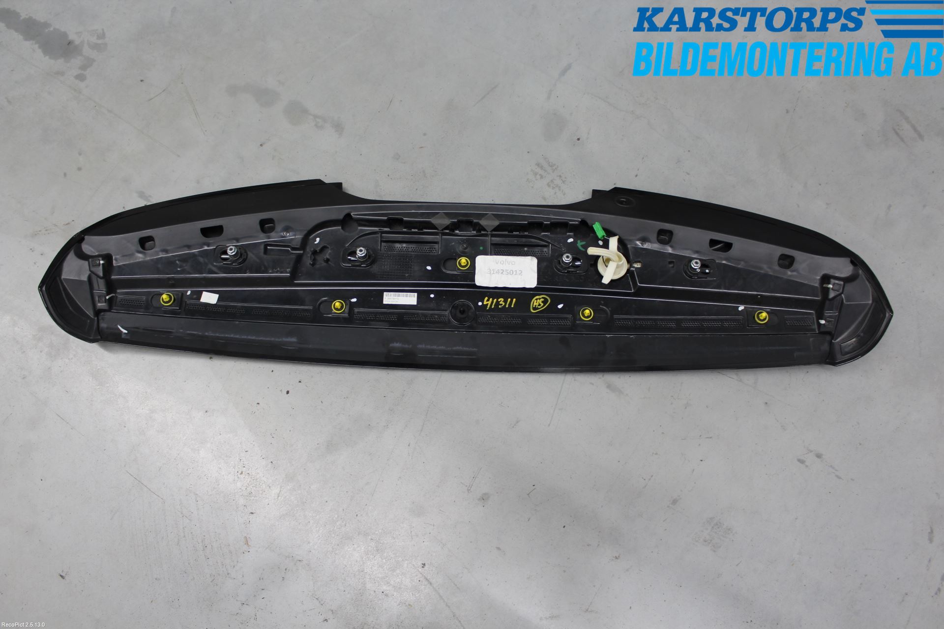 Volvo V60 14-18 Spoiler Baklucka