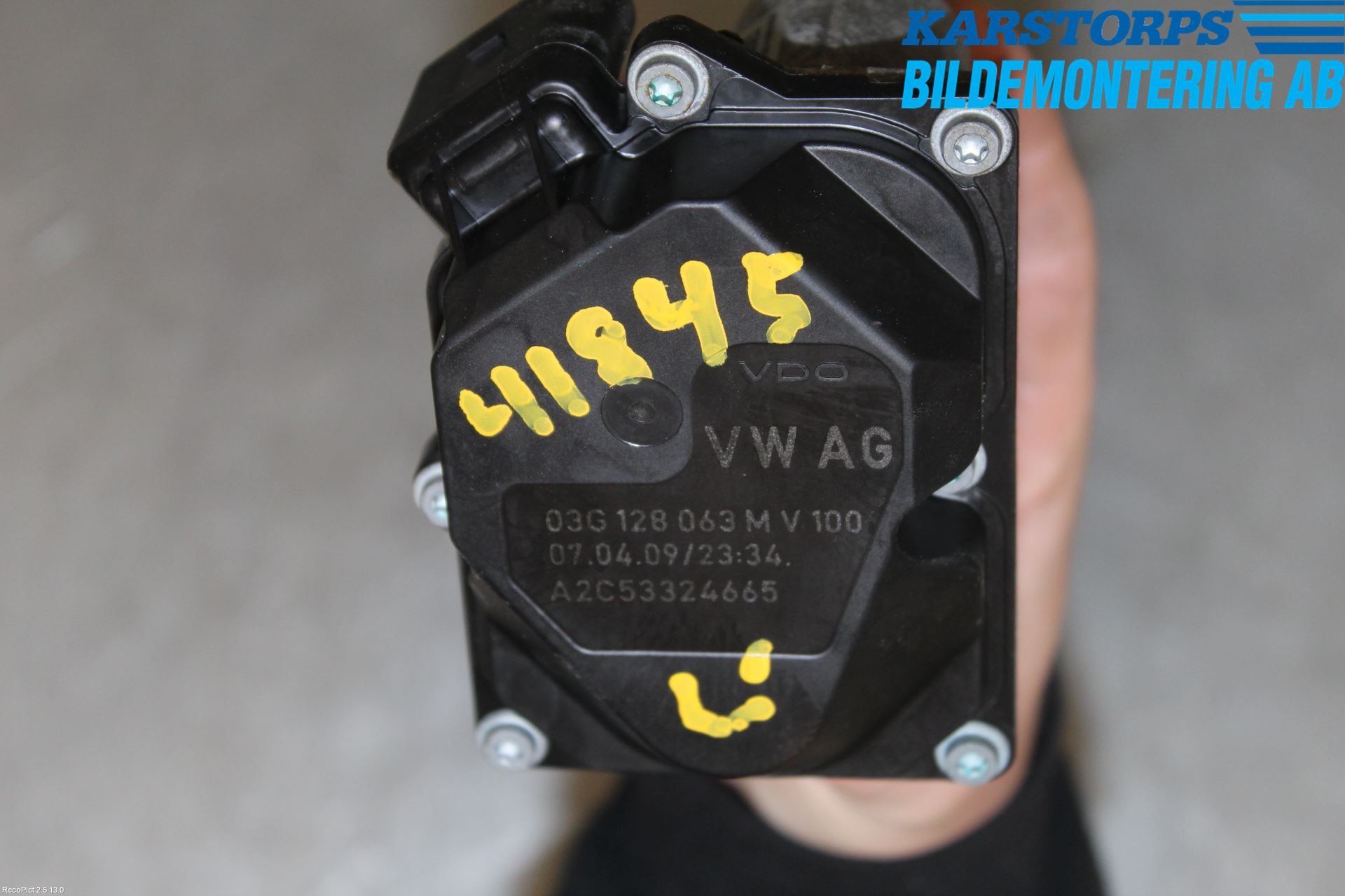 Audi A3/S3 05-13 Injspjällhus