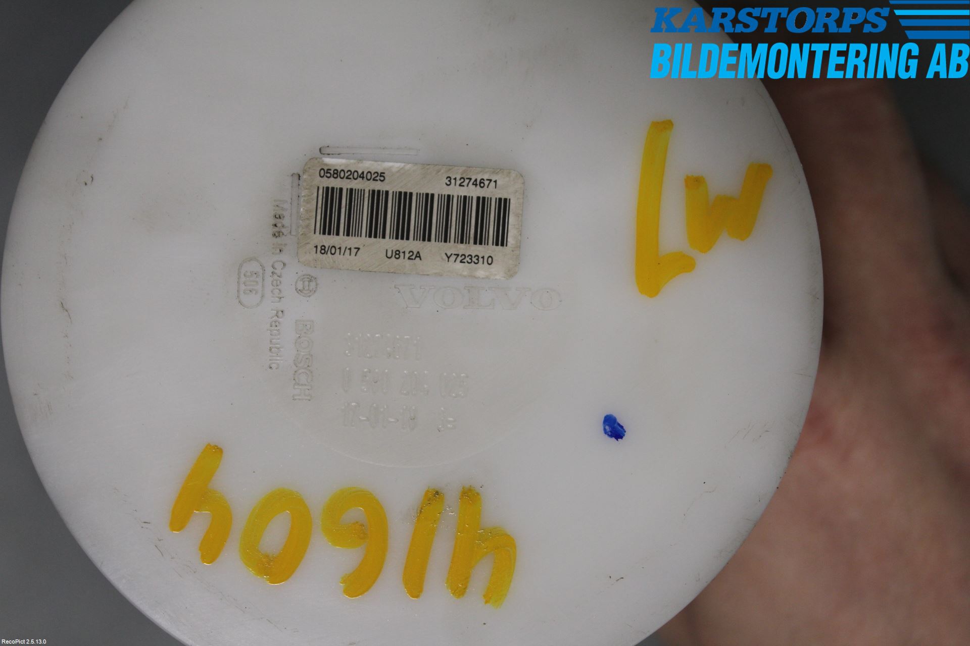 Volvo XC60 14-17 Givare Tank