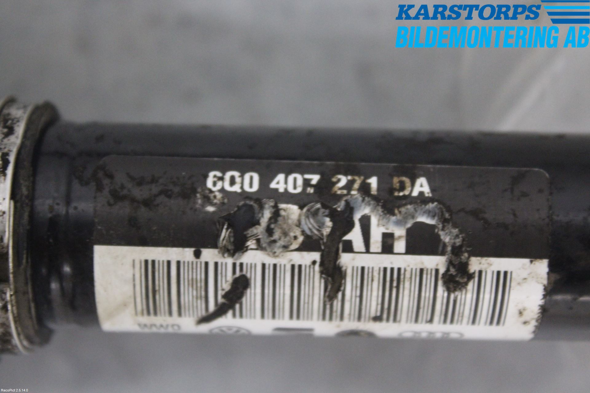 Skoda FABIA 07-14 Drivaxel Fram Vänster