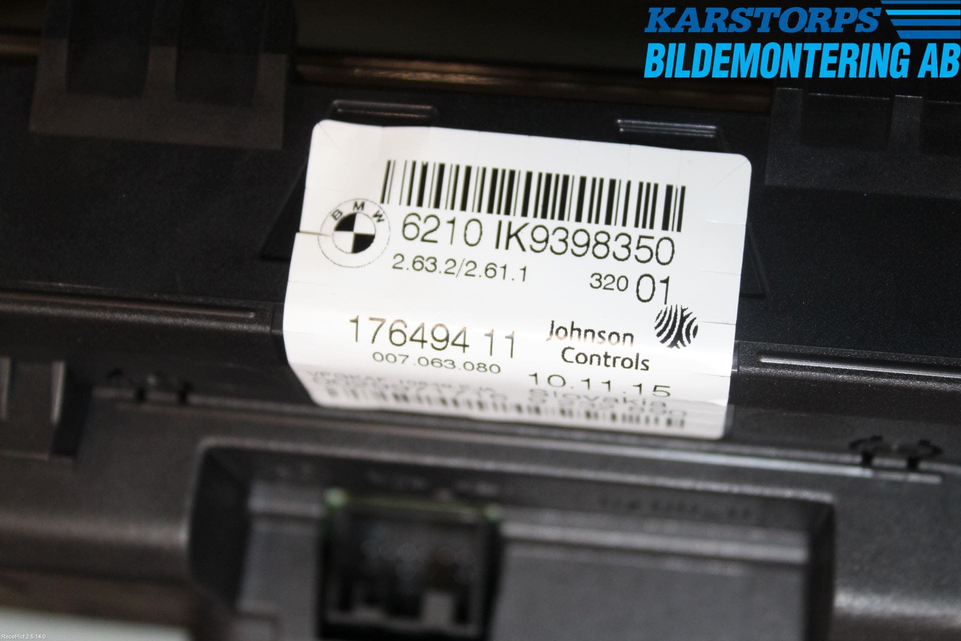 BMW X3 F25 10-17 Instrument Komb