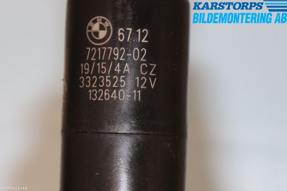 BMW X3 F25 10-17 Spolarpump Högtryck
