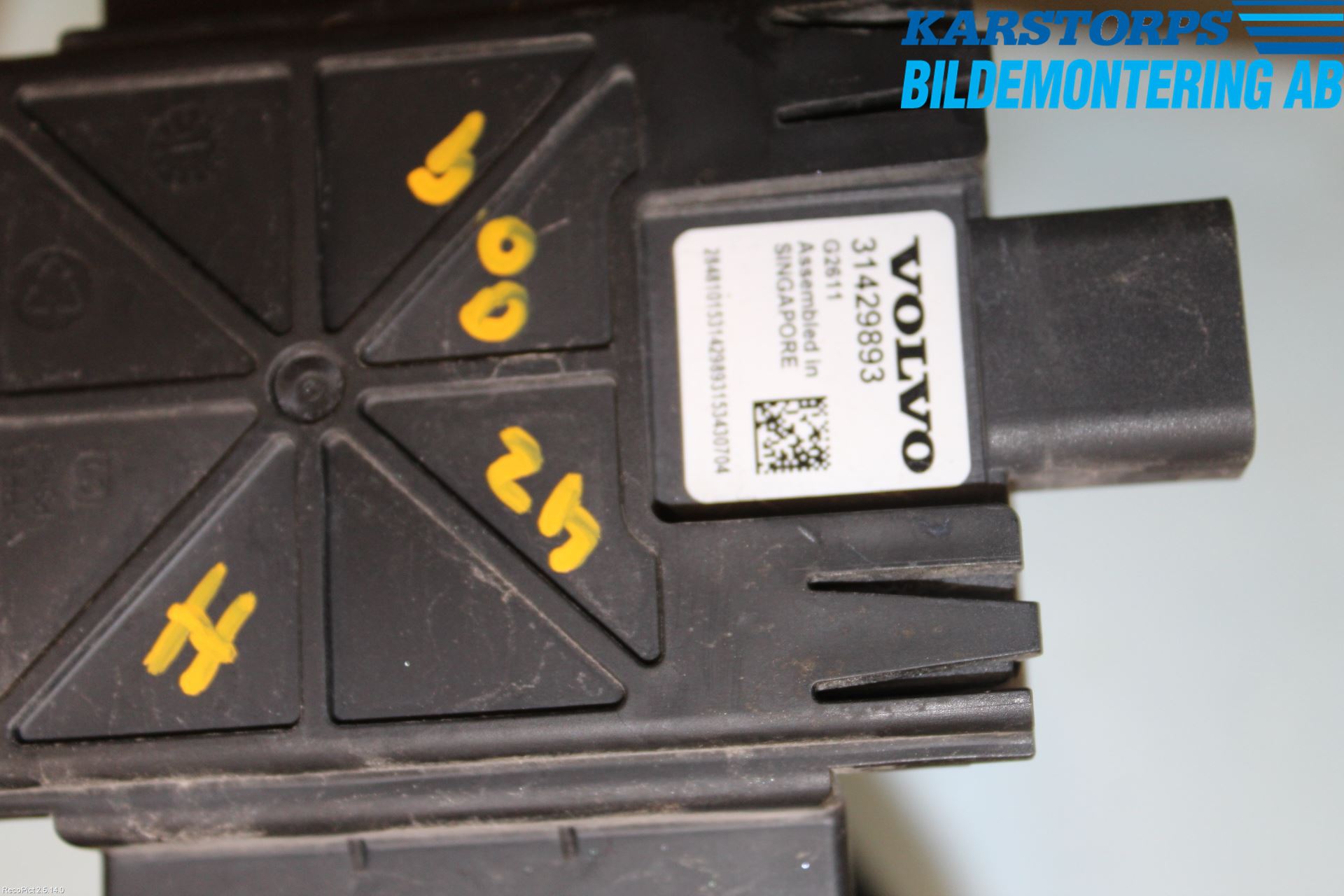 Volvo S60 14-18 Sensor Aktivt Kollisionsskydd