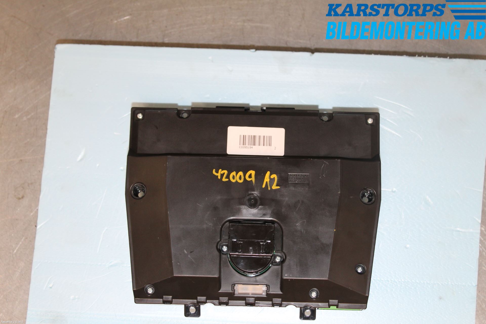 Volvo S60 14-18 Värmereglage