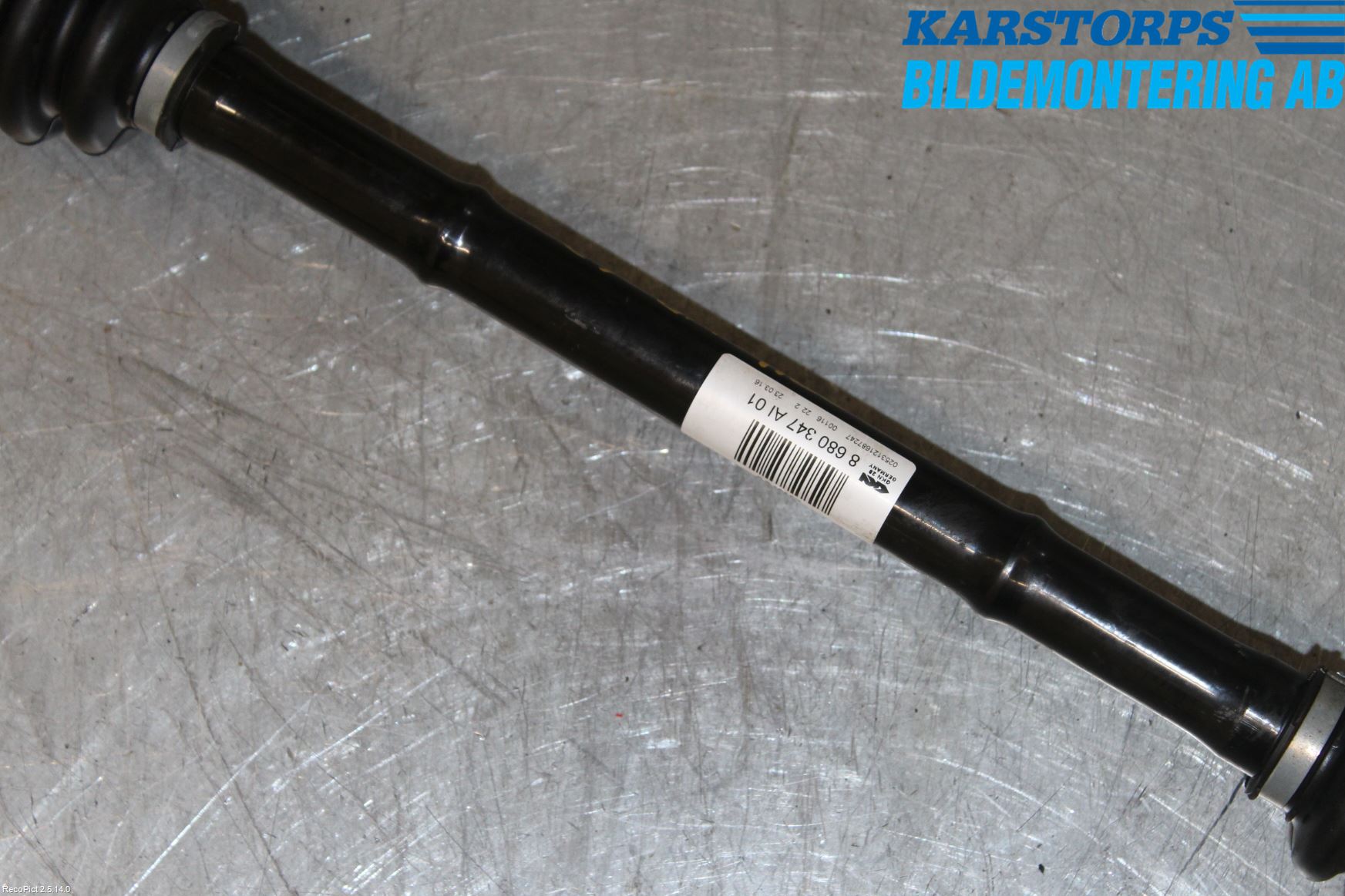 BMW 1 F20/F21 11-19 Drivaxel Bak Vänster