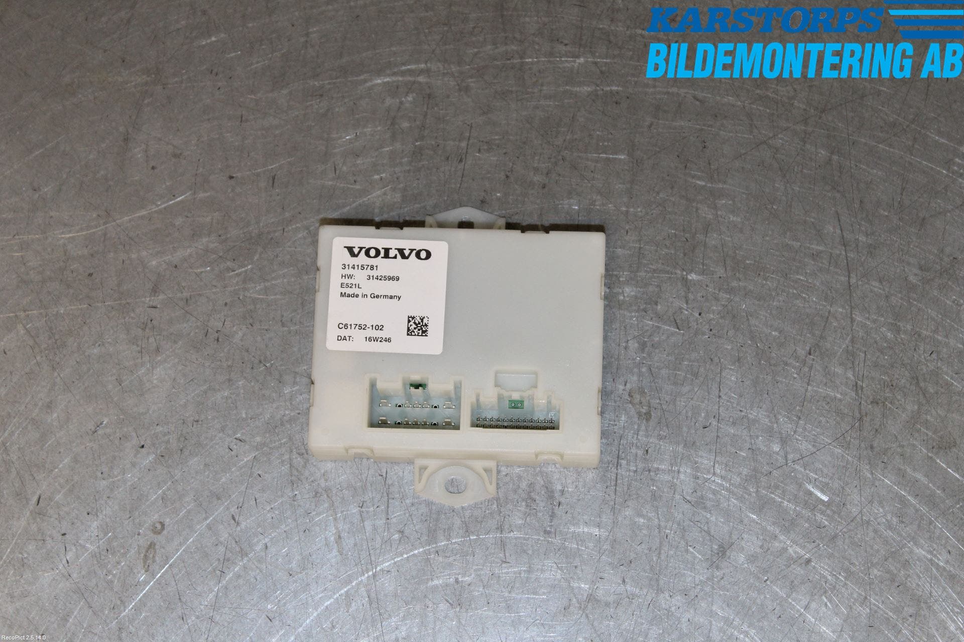 Volvo XC60 14-17 Styrenhet Baklucka