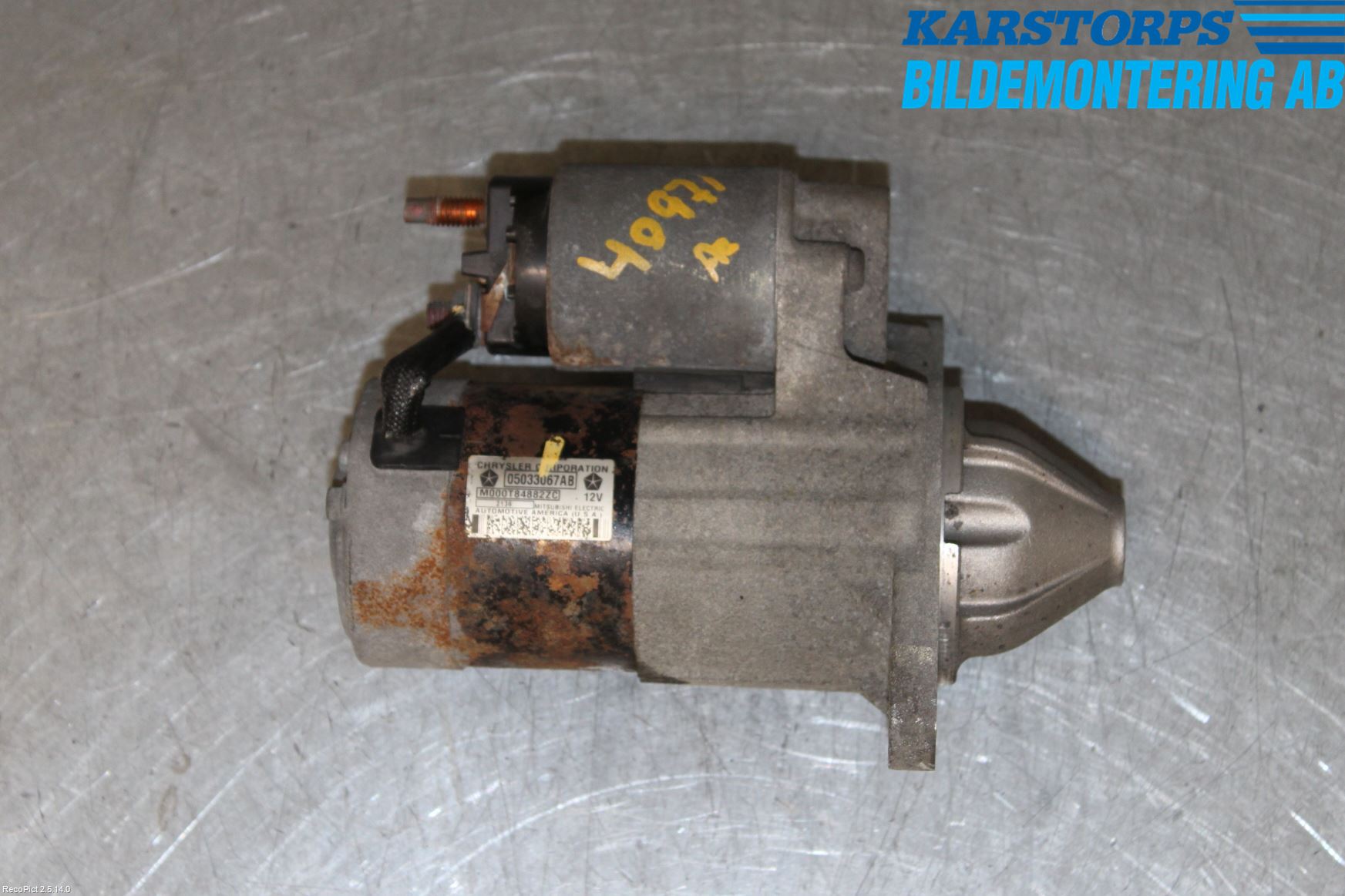 Chrysler CHR PT CRUISER Startmotor