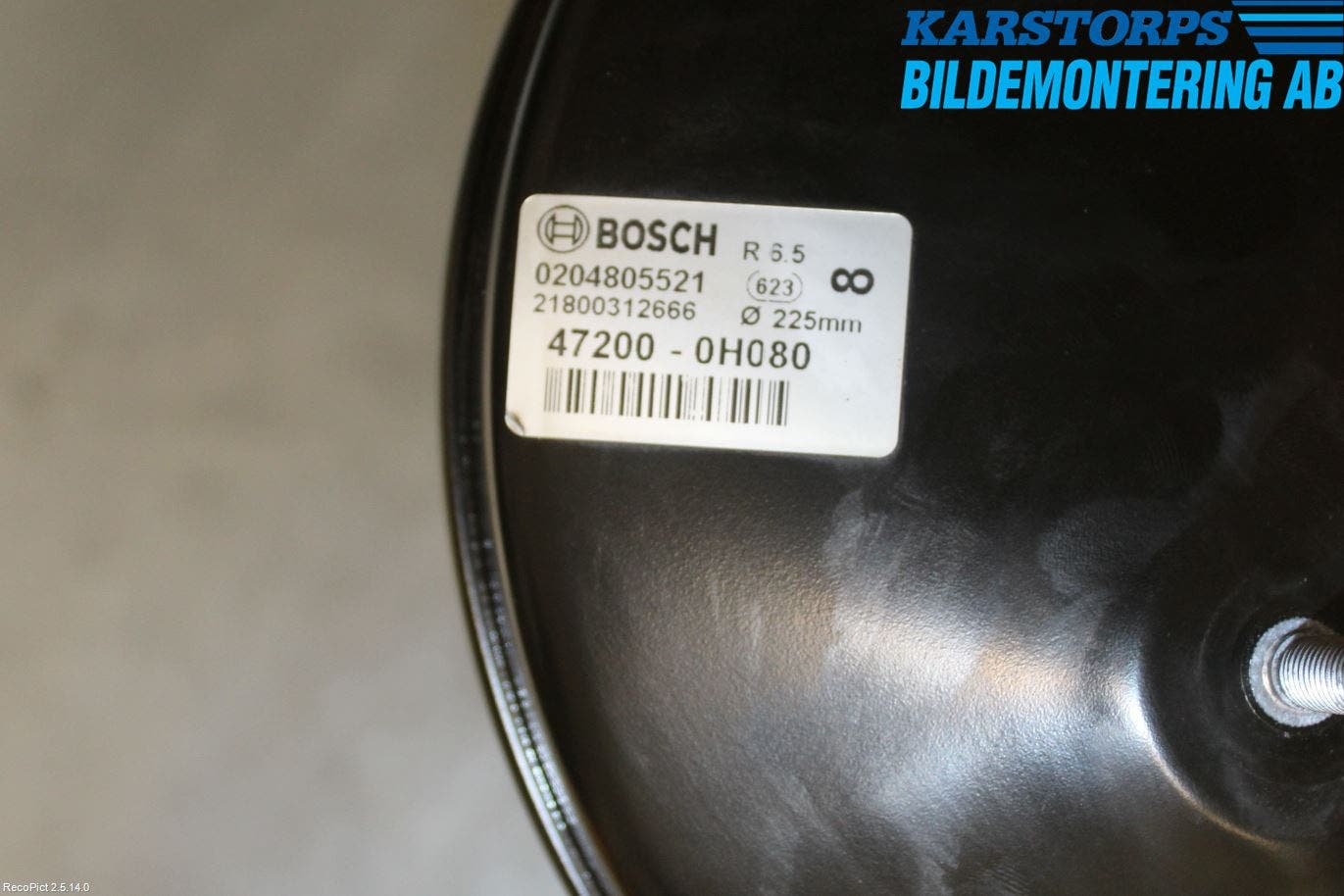 Citroen C1 14-22 Bromsservo