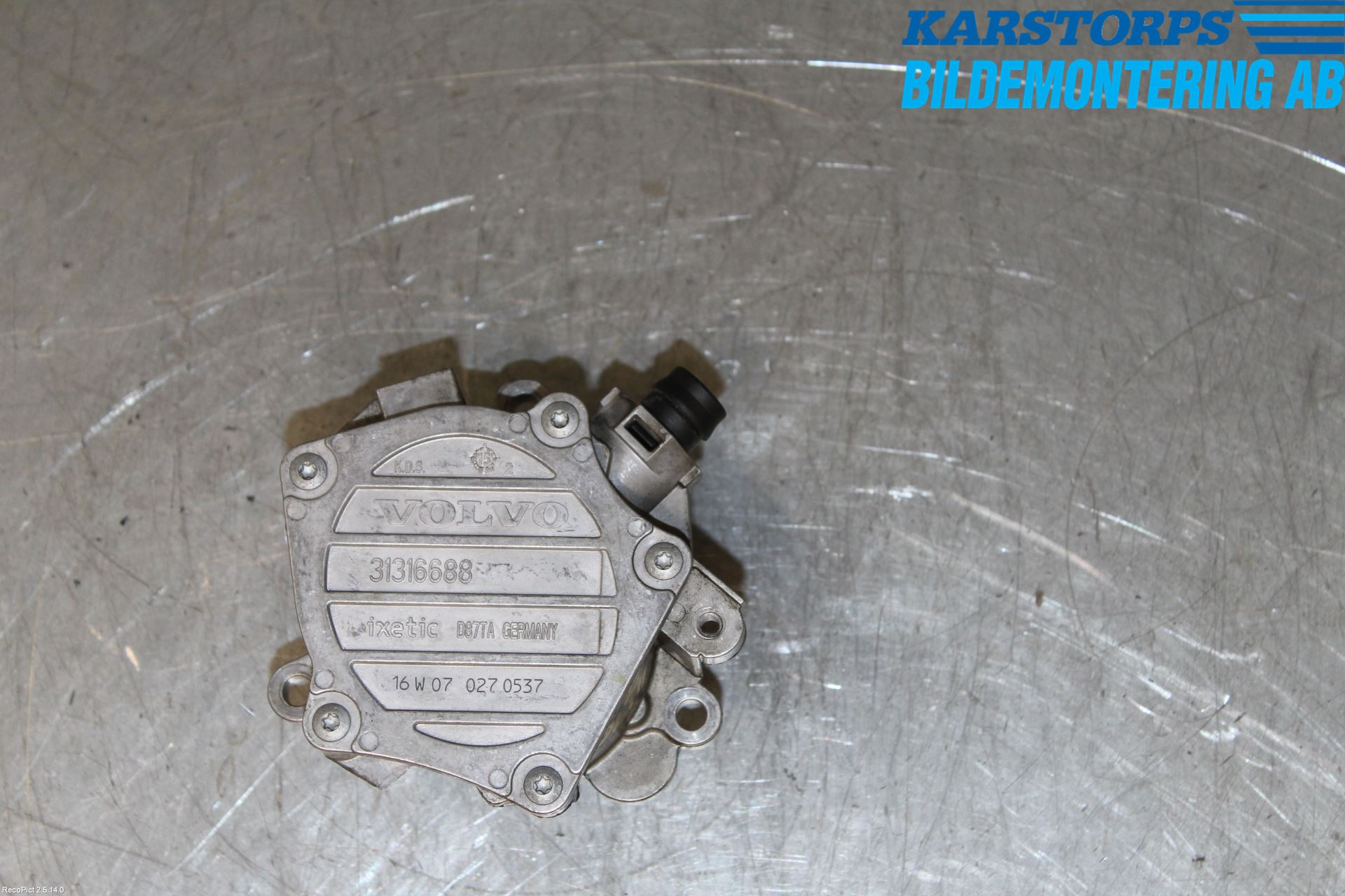 Volvo V70 14-16 Vakuumpump