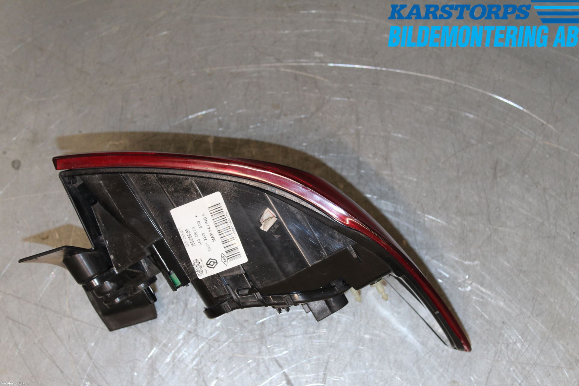 Renault CLIO IV 12-16 Bakljus Höger