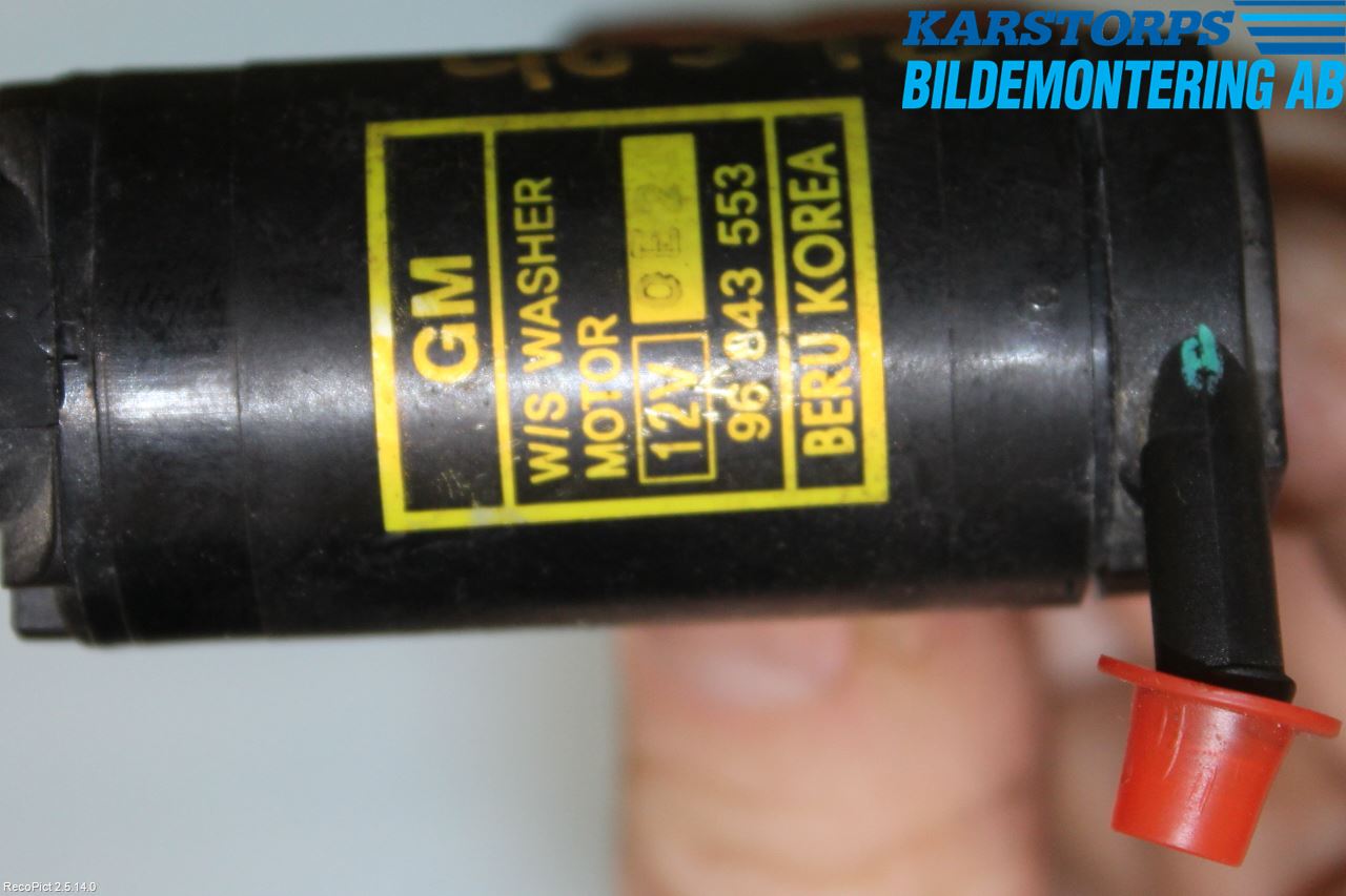 GM CHEVROLET SPARK Spolarpump Vindruta