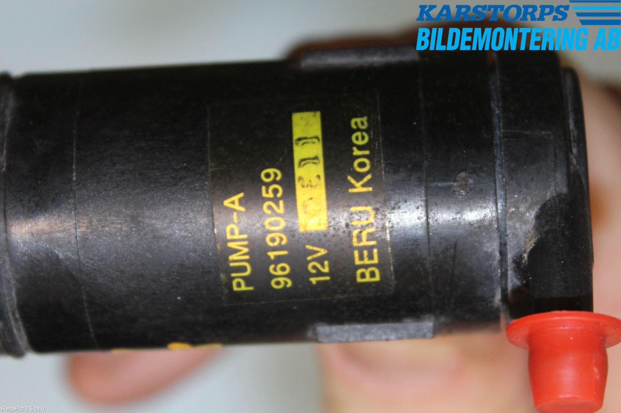 GM CHEVROLET SPARK Spolarpump Baklucka