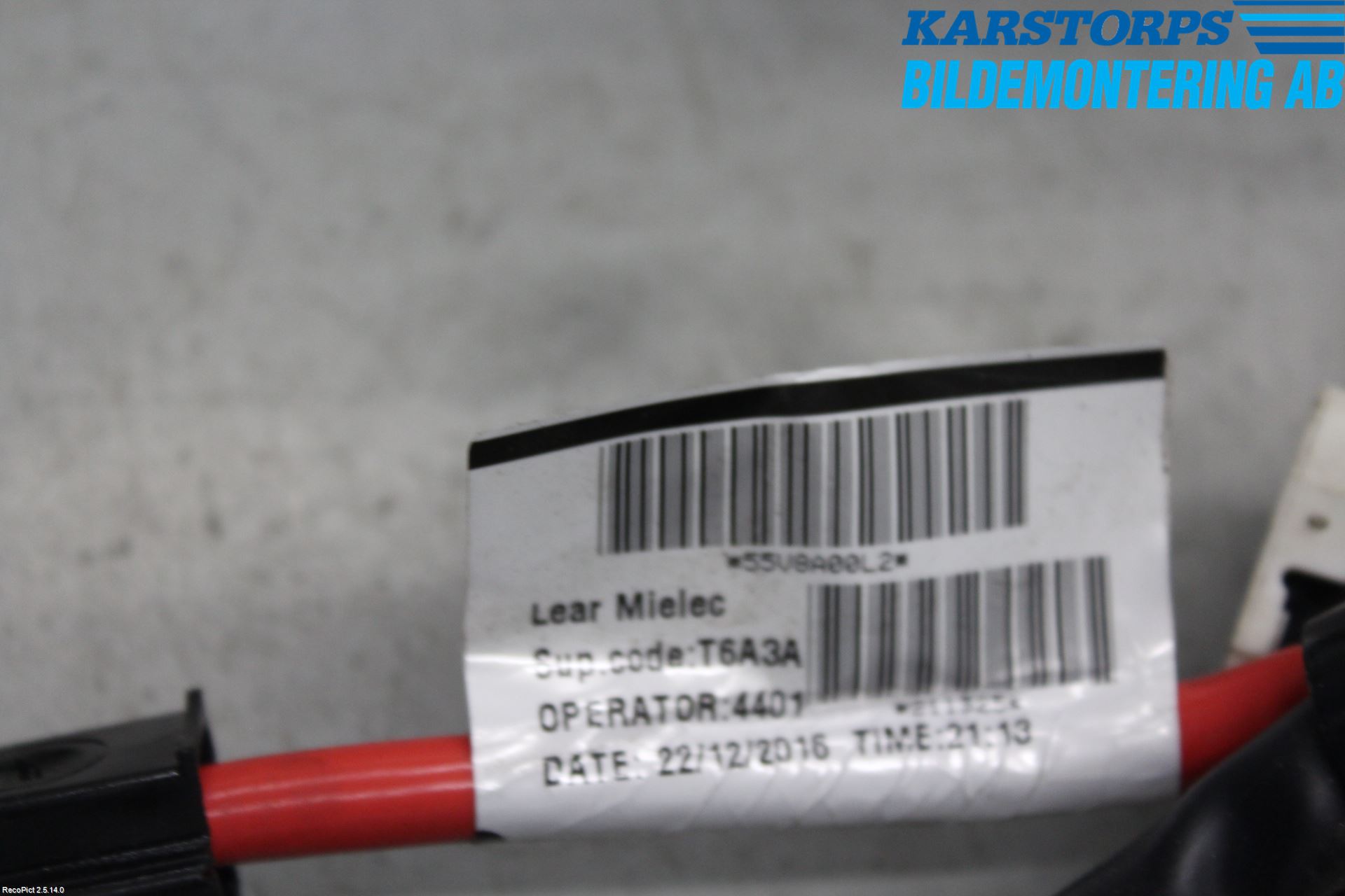 Volvo V40 12-19 Kabelhärva