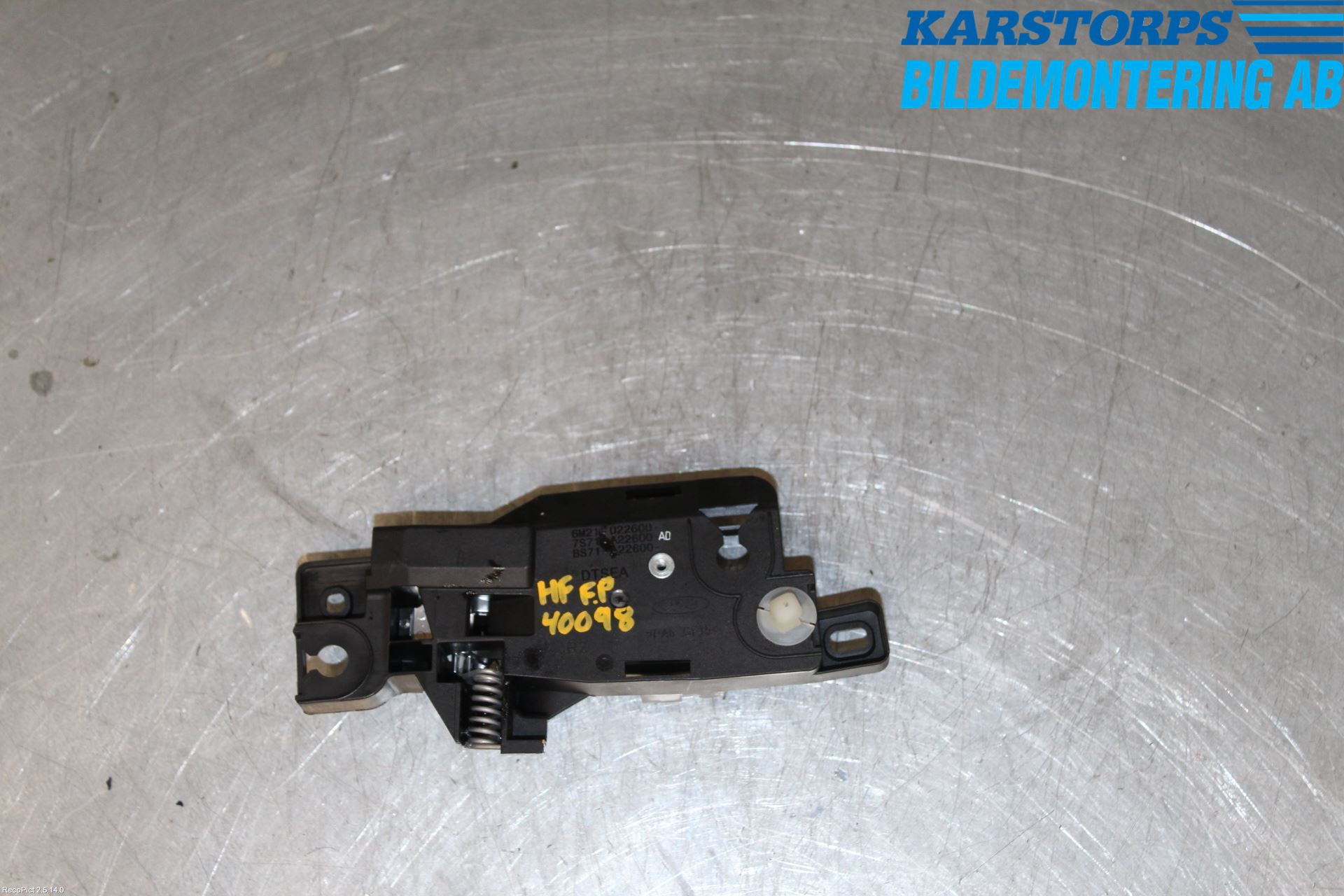 Ford MONDEO 07-15 Dörrhandtag Inre Hö