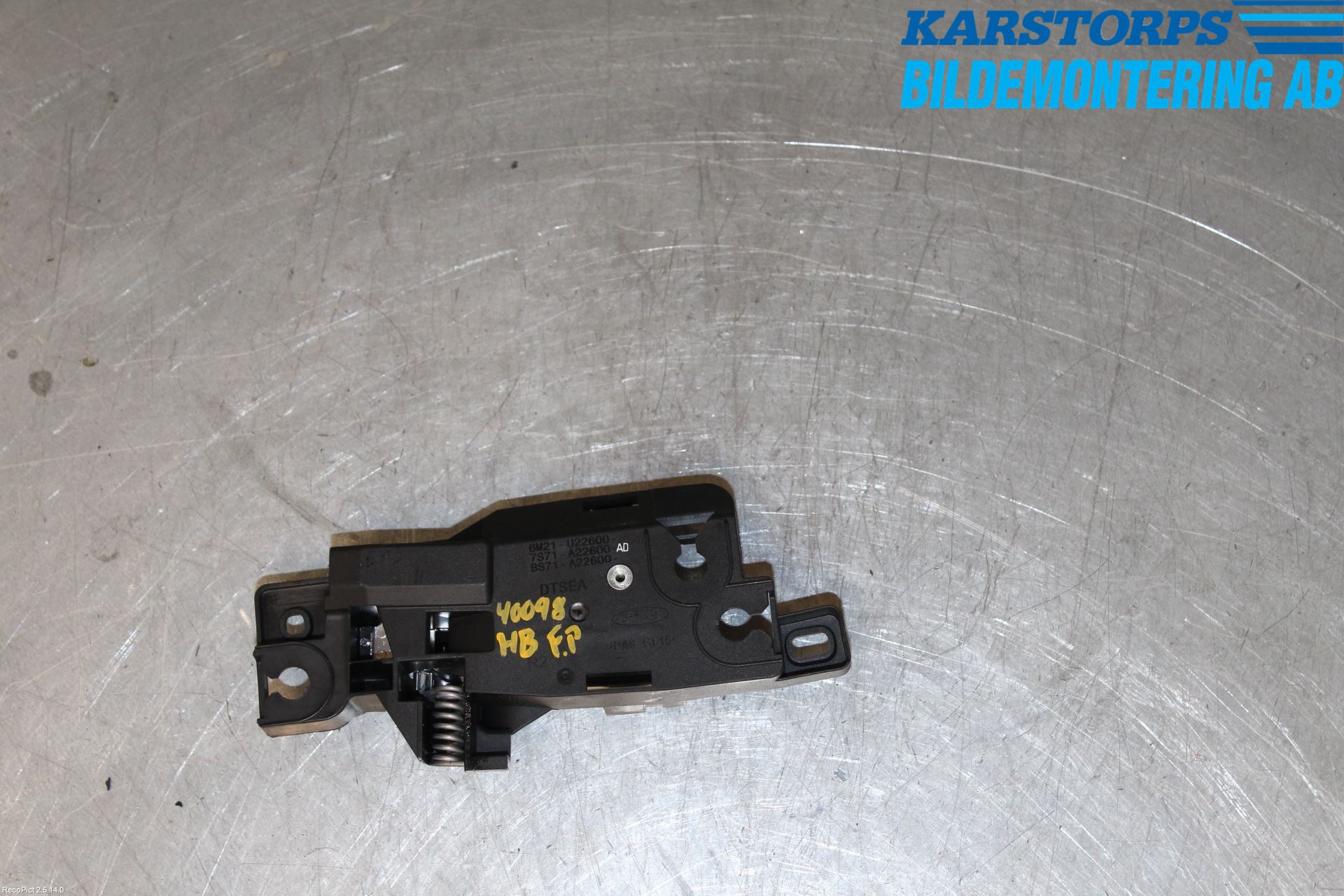 Ford MONDEO 07-15 Dörrhandtag Inre Hö