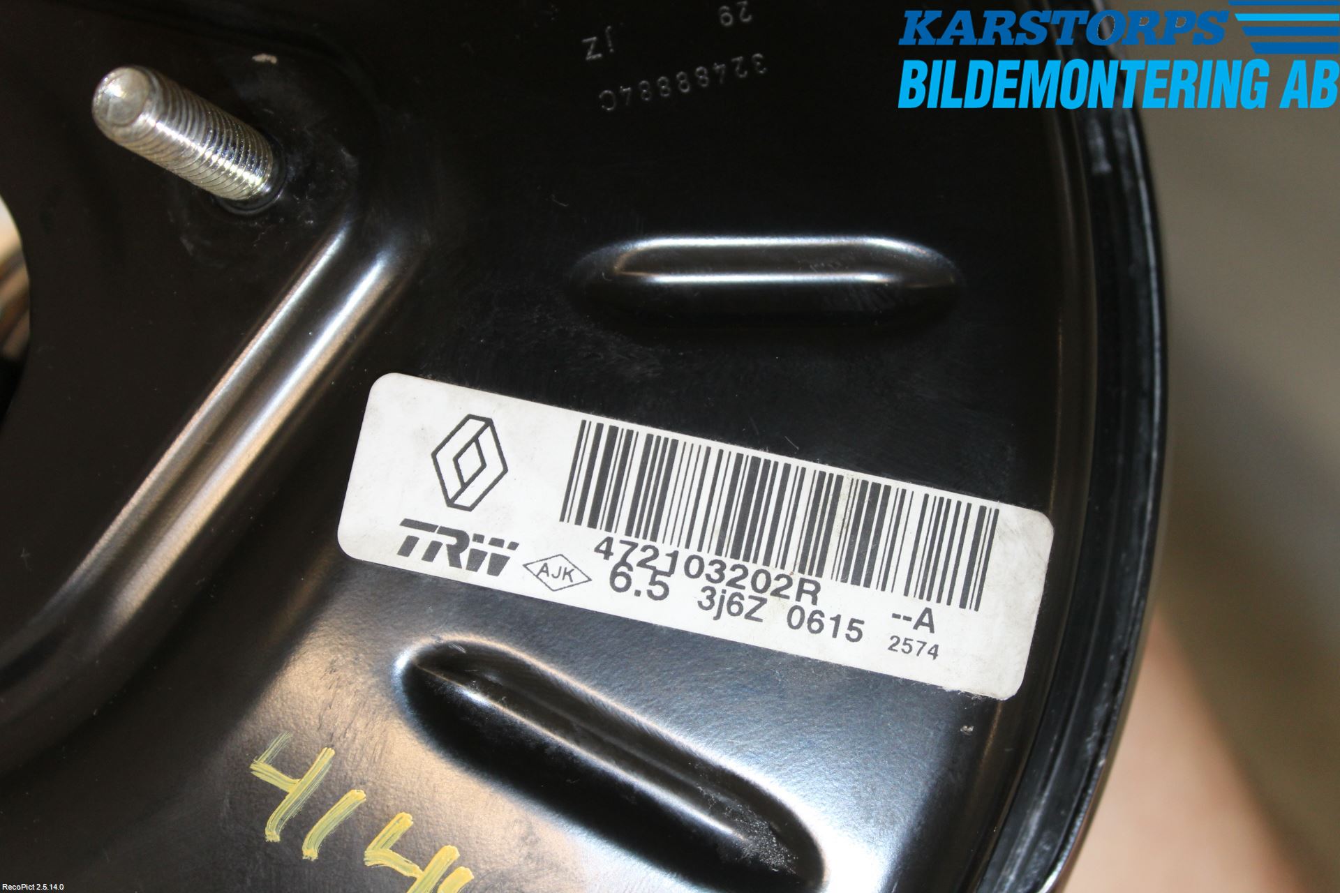 Renault CLIO IV 12-16 Bromsservo