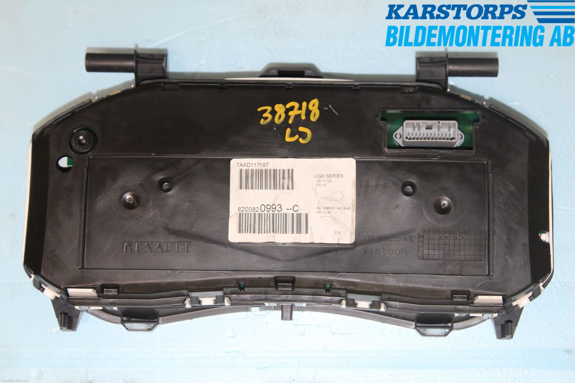 Renault CLIO III  09-12 Instrument Komb