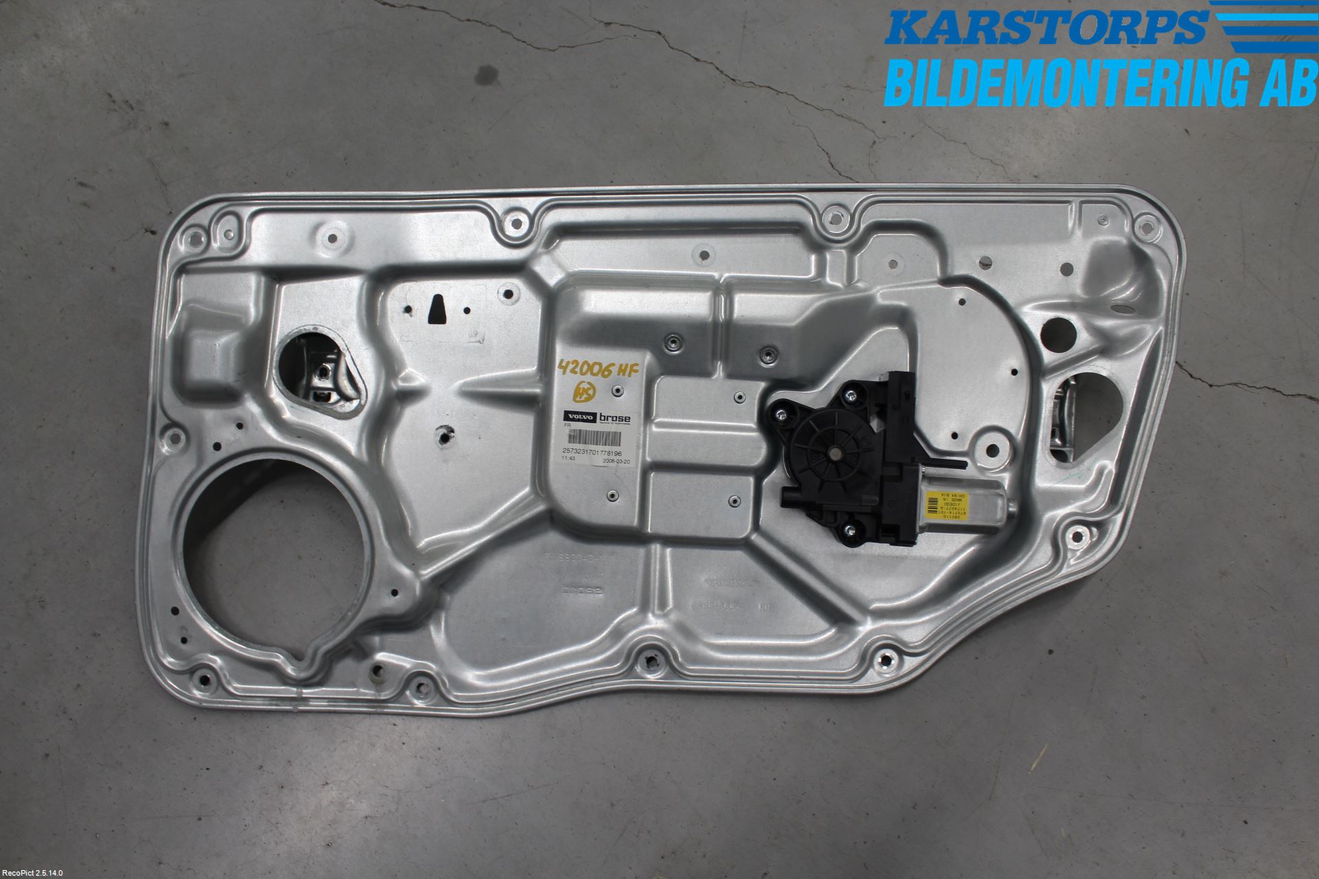 Volvo XC70 08-13 Fönsterhiss El Kompl