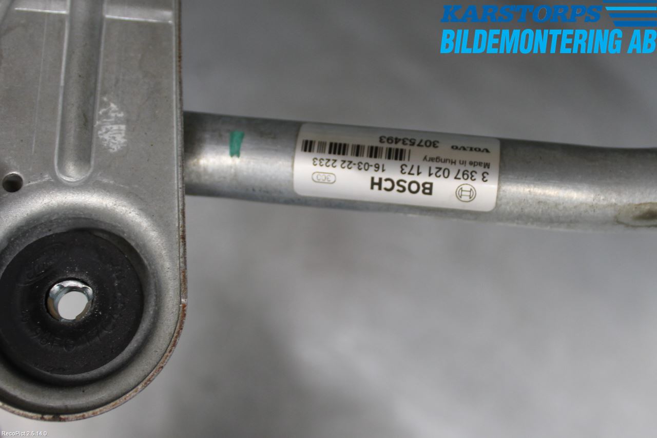 Volvo S60 14-18 Torkarmekanism Vindruta