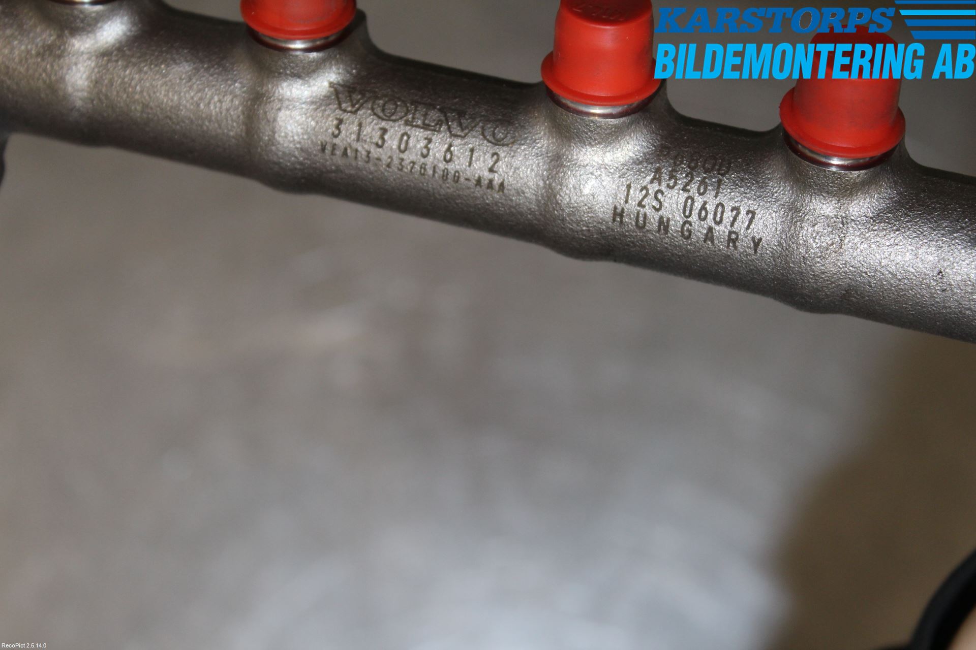 Volvo S60 14-18 Inj. Fuelrail