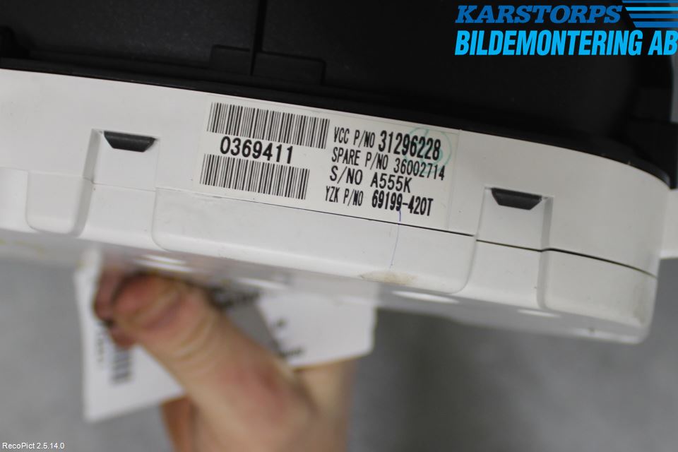 Volvo V50 08-12 Instrument Komb