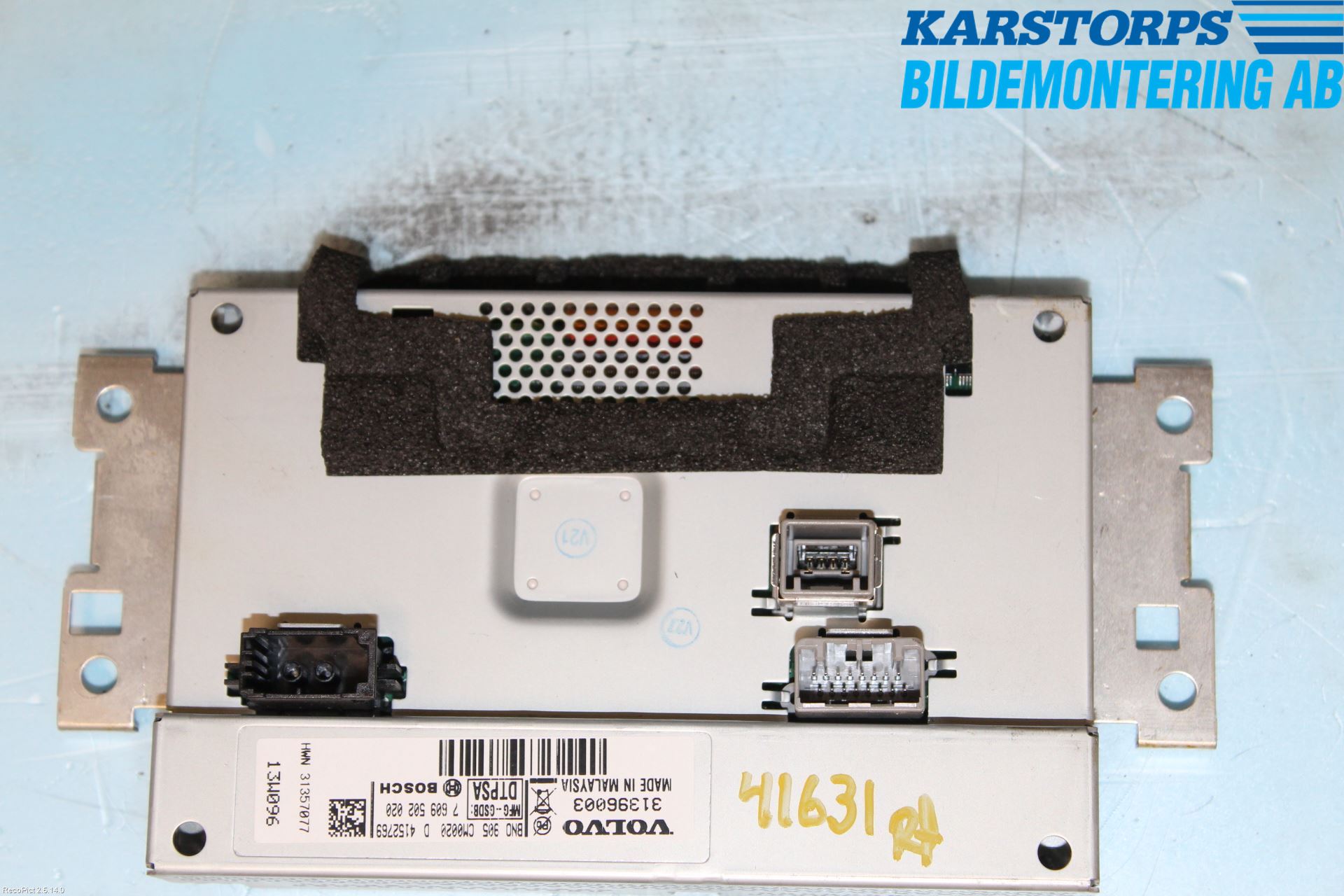 Volvo V60 11-13 Kontrolldisplay